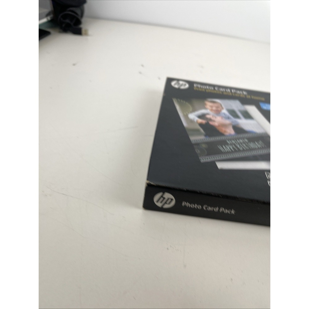 HP Inkjet Printer Glossy Photo Card Picture Paper Pack / NEW - Picture 2 of 8